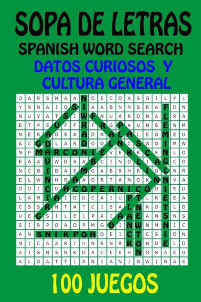 Barnes And Noble Sopa De Letras Spanish Word Search Datos Curiosos Y