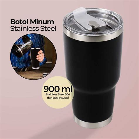 Jual Yeti Botol Minum Tumbler Air Panas Dingin Stainless Steel