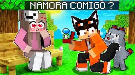 O GAROTO LOBO ESTÁ APAIXONADO POR MIM no MINECRAFT YouTube