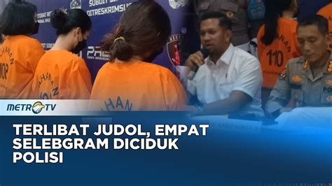 Empat Selebgram Diringkus Polisi Terlibat Judol YouTube