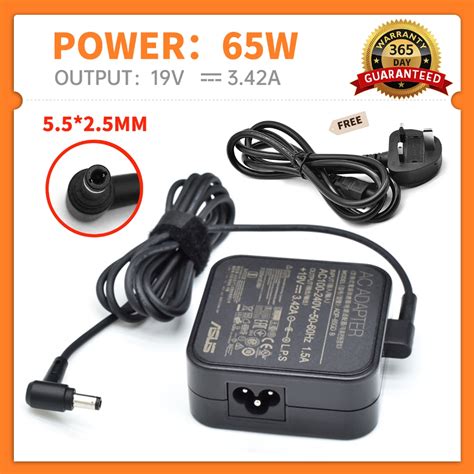 ASUS Original 65W 19V 3 42A AC Adapter Charger Power Supply For ADP