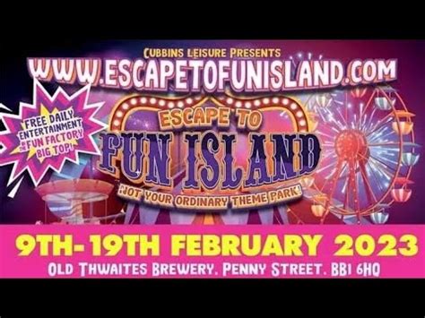 Blackburn Escape To Fun Island Vlog Cubbins Leisure Fun