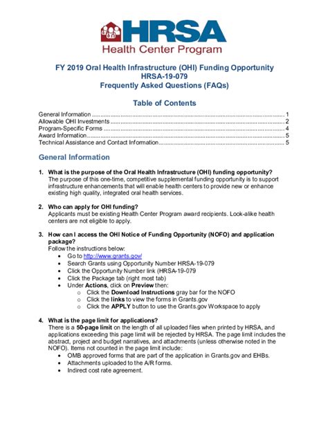 Fillable Online Bphc Hrsa State Oral Health Infrastructure And Capacity