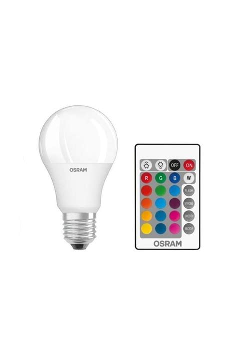 Osram Led Uzaktan Kumandal Renk De I Tiren W Lm E Ampul Fiyat