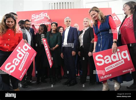 Mayor Of London Sadiq Khan During A Visit To St Johns Church In