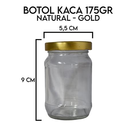 Jual Botol Kaca Bening Gold Ml Botol Kaca Jar Untuk Minuman Dessert