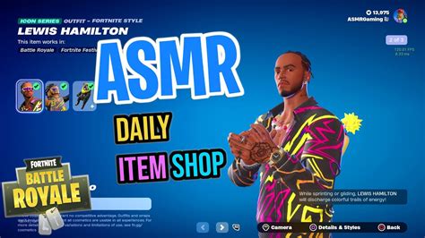 Asmr Fortnite Lewis Hamilton Skins Are Back Daily Item Shop