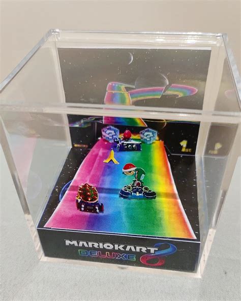 Mario Kart Diorama D Miniature Mario Kart Video Game Etsy