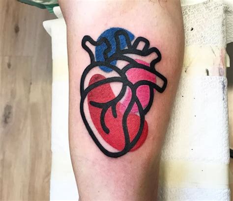 Human heart tattoo by Mambo Tattooer | Post 32155