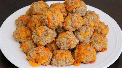 Best Cream Cheese Sausage Balls With Bisquick Easy And Delicious Youtube