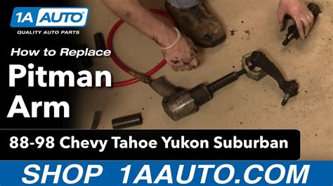 How To Install Replace Pitman Arm Chevy Gmc Truck Tahoe Yukon Suburban