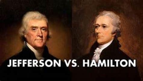 Jefferson vs. Hamilton timeline | Timetoast timelines