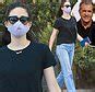 Emmy Rossum Puts On Leggy Display In Daisy Dukes As She Makes Coffee