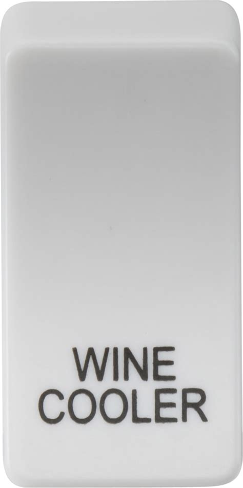 Switch Cover Marked Wine Cooler White