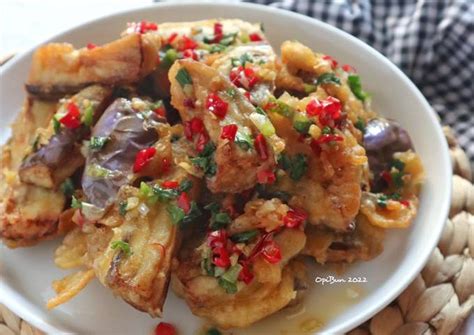 Resep Terong Cabe Garam Oleh Opibun Cookpad