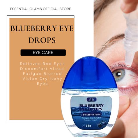 Original Blueberry Eye Drops Itchy Eyes Glaucoma Eye Drops Dry