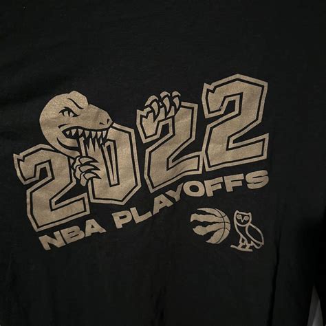 Toronto Raptors Ovo 2022 Nba Playoffs Black Men S Long Sleeve Shirt Size M Ebay