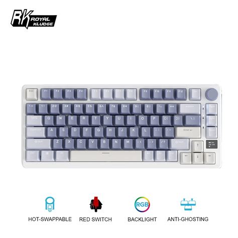 EXCLUSIVE RK Royal Kludge RKM75 Mechanical Keyboard 2 4GHz Wireless