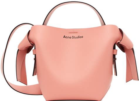 Acne Studios Mini Sac Musubi Rose SSENSE France