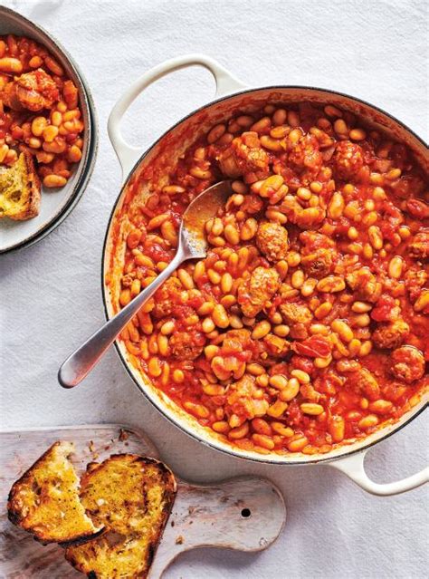 Casserole De Haricots Blancs Et De Saucisses Ricardo