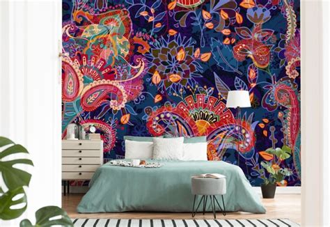 Paisley Wallpaper Paisley Wall Murals Wallsauce EU