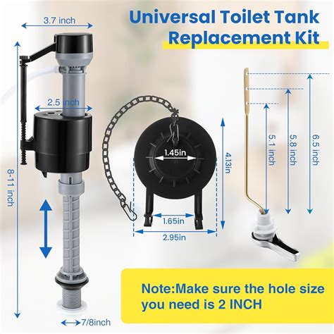 Saillong Universal Toilet Tank Replacement Kit India Ubuy