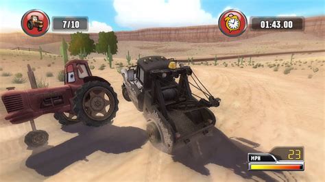 Cars Race O Rama Mater In Tractor Stampede Youtube