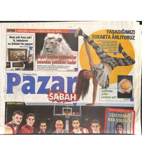 Sabah Gazetesi Pazar Eki A Ustos G Hakk Nda Ak Ll Telefon