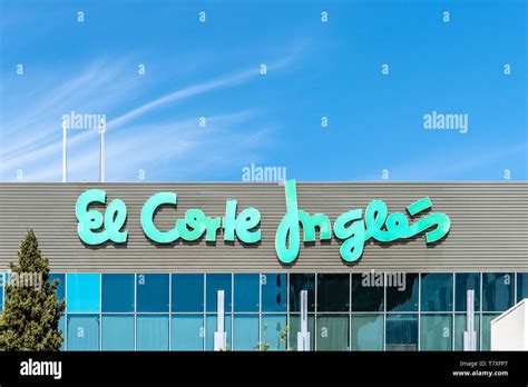 Madrid, Spain - May 1, 2019: El Corte Ingles department store in Castellana, Madrid. El Corte ...