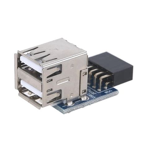 MANNYA Hot Sale USB 2 0 Motherboard Header 9pin Motherboard To 2 Ports