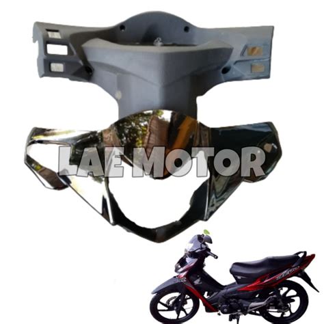 Cover Batok Pala Depan Belakang Honda Revo Lama Body Lancip Hitam