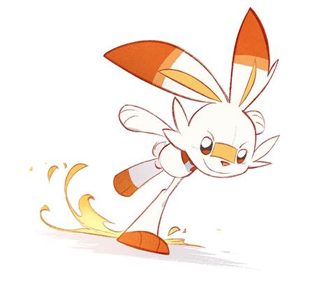 Scorbunny Pok Mon Sword Shield Image Zerochan Anime