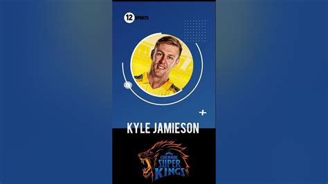 Kyle Jamieson Sold To Chennai Super Kingsipl Auction 2023 Livecsk