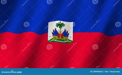 Haiti Flag Waving In The Wind Flag Of Haiti Images Stock Photo Image