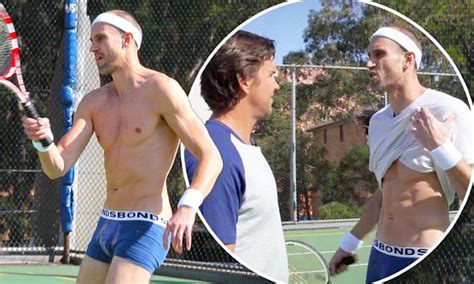 Ryan Fitzgerald Strips Down To His Undwear As He Challenges Pat Rafter