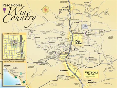 Paso Robles Wine Tasting Map Paso Robles Daily News