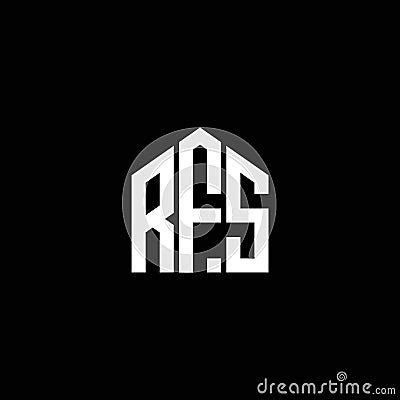 RFS Letter Logo Design On BLACK Background. RFS Creative Initials Letter Logo Concept. RFS ...