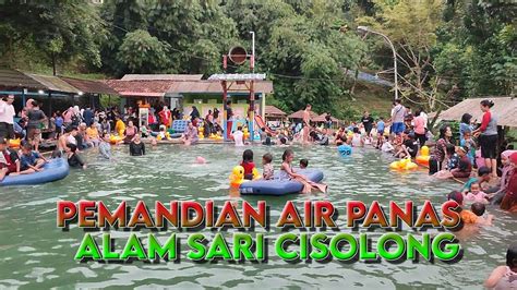 Pemandian Air Panas Alam Sari Cisolong Pandeglang Banten Youtube