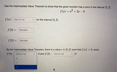 Solved Use The Intermediate Value Theorem To Show That The Chegg