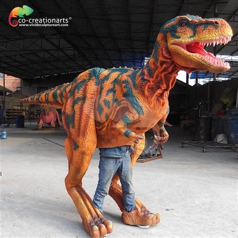 Walking Adult Realistic Dinosaur Costume For Sale - Buy Rubber Dinosaur ...