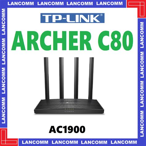 TP LINK Archer C80 AC1900 Wireless MU MIMO Wi Fi Router Shopee Malaysia