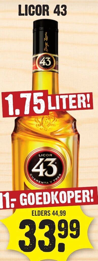 Licor Aanbieding Bij Dirk