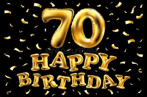 Happy 70th Birthday Stock Illustrations 2 050 Happy 70th Birthday