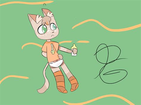 Abdl Nonbinary Cat By Paddedgoldie On Deviantart