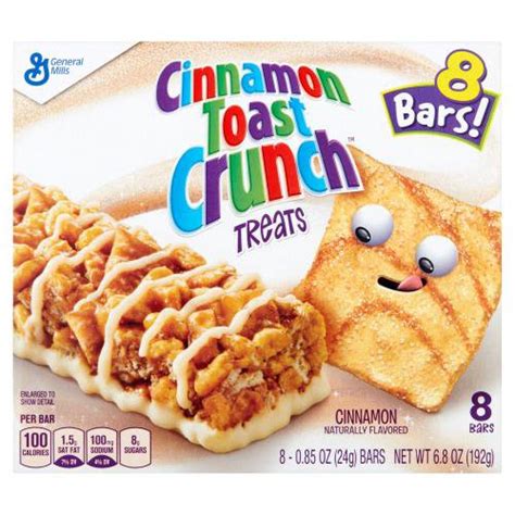 General Mills Cinnamon Toast Crunch Cinnamon Treats Bars 0 85 Oz 8 Count