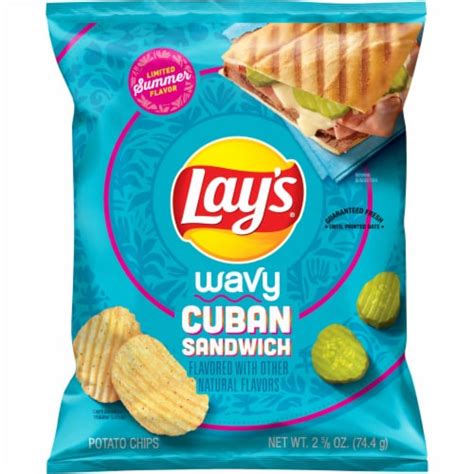 Lays® Wavy Cuban Sandwich Potato Chips 263 Oz Kroger