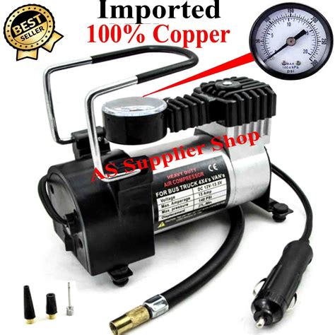 V Portable Electric Inflator Pump Air Compressor Car Bicycle