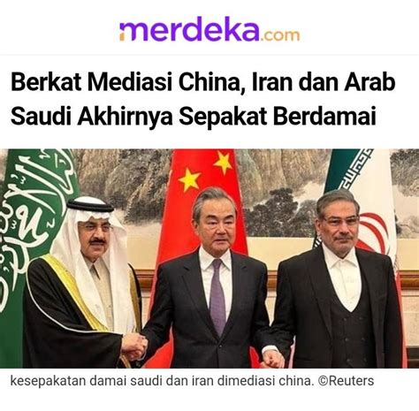 Miss Tweet On Twitter Jadi Juru Damai Iran Arab Saudi Diplomasi