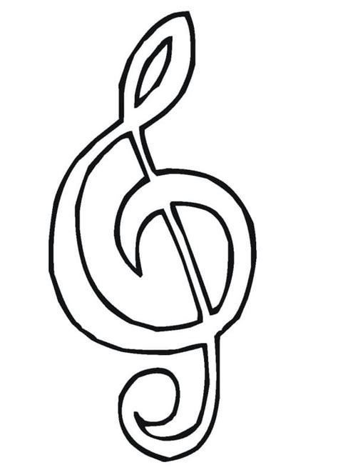 Printable Music Note Coloring Page Download Print Or Color Online