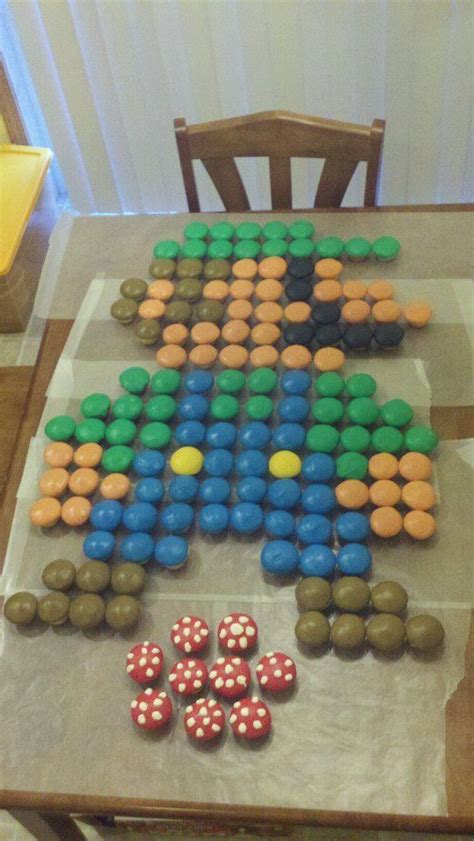 Luigi Cupcake Cake For A Big Luigi Fan D By Robyn Urhausen In